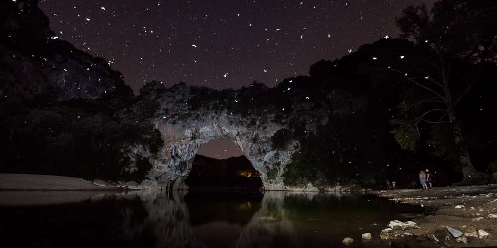 camping sans polution lumineuse en ardèche