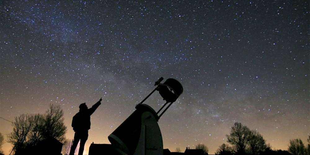 ciel étoilée en camping ardeche