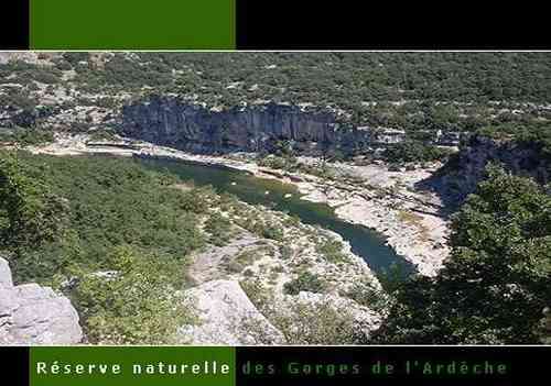 Réserve naturelle des gorges de l'Ardéche.