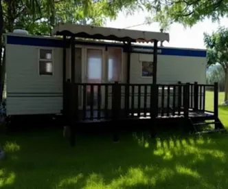 location mobil-home ardeche climatise 4pers