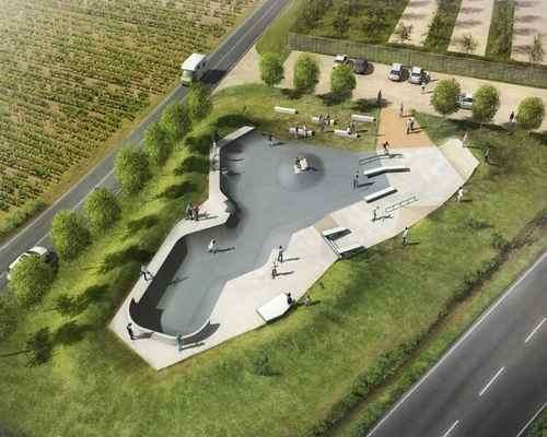Disfruta del Skatepark del pueblo de Saint-Marcel d'Ardèche